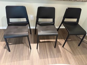 IKEA Black Teodores Chairs (4 total)
