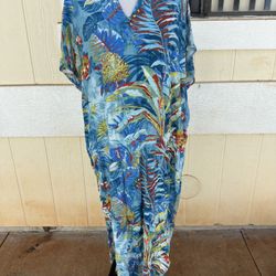 PreOwned Jams World Multicolored Hawaiian Dress Women's Medium 
