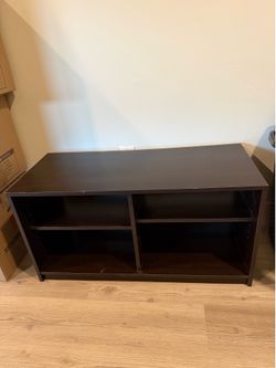 Dark brown espresso shelf