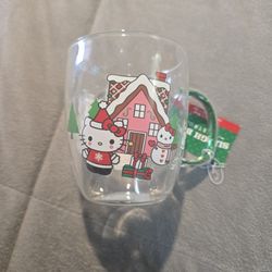 Hello Kitty Glass Mug