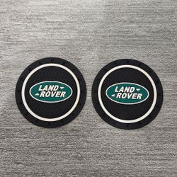 Brand New 2PCS LANDROVER Rubber Car Cup Holder Pad Water Cup Slot Non-Slip Mat Universal