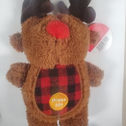 Stuffed Deer Dog Toy