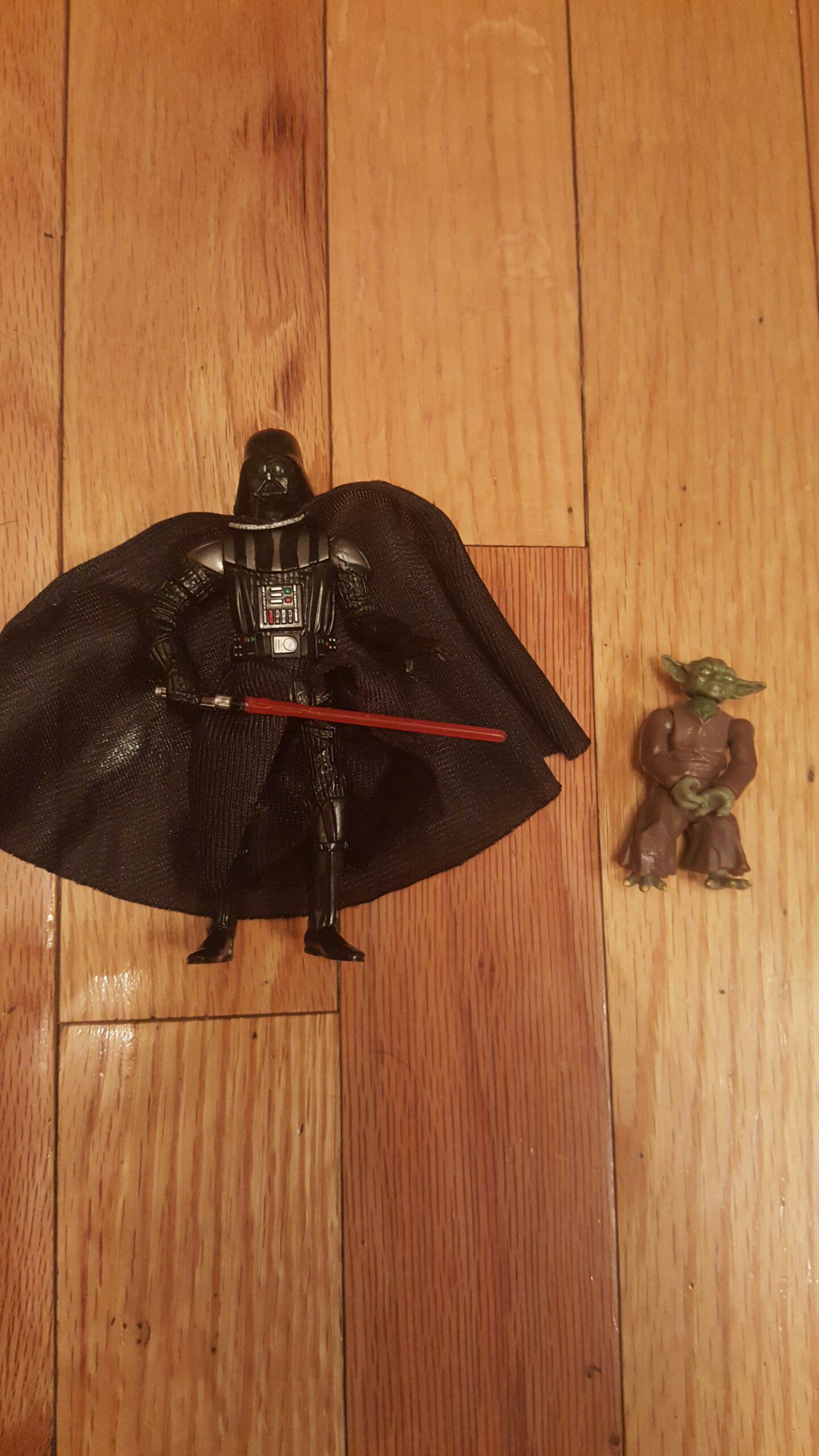 Darth Vader 30th Anniversary Action Figure + Yoda