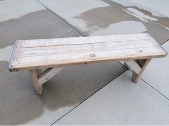Rustic Farmhouse Wood Bench