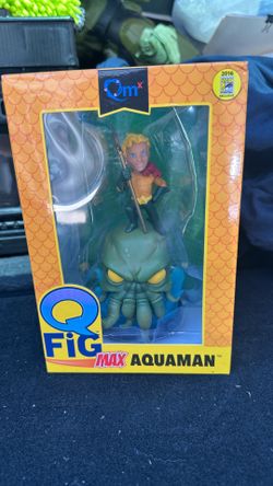 Quantum Mechanix Q-Fig Max Aquaman Vinyl Figure DC Comics SDCC Exclusive 2016
