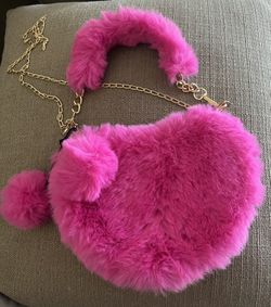 Plush Heart Bag
