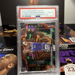 Giannis PSA 10 Red Cracked Ice