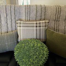 Pillows. Throw. Placemats. 