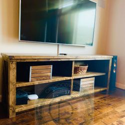 Custom TV Stand Cabinet Entertainment Center TV Lift Modern Rustic Farm House Barn Doors Console Handmade Restorations hardware Insp. Bookshelves 