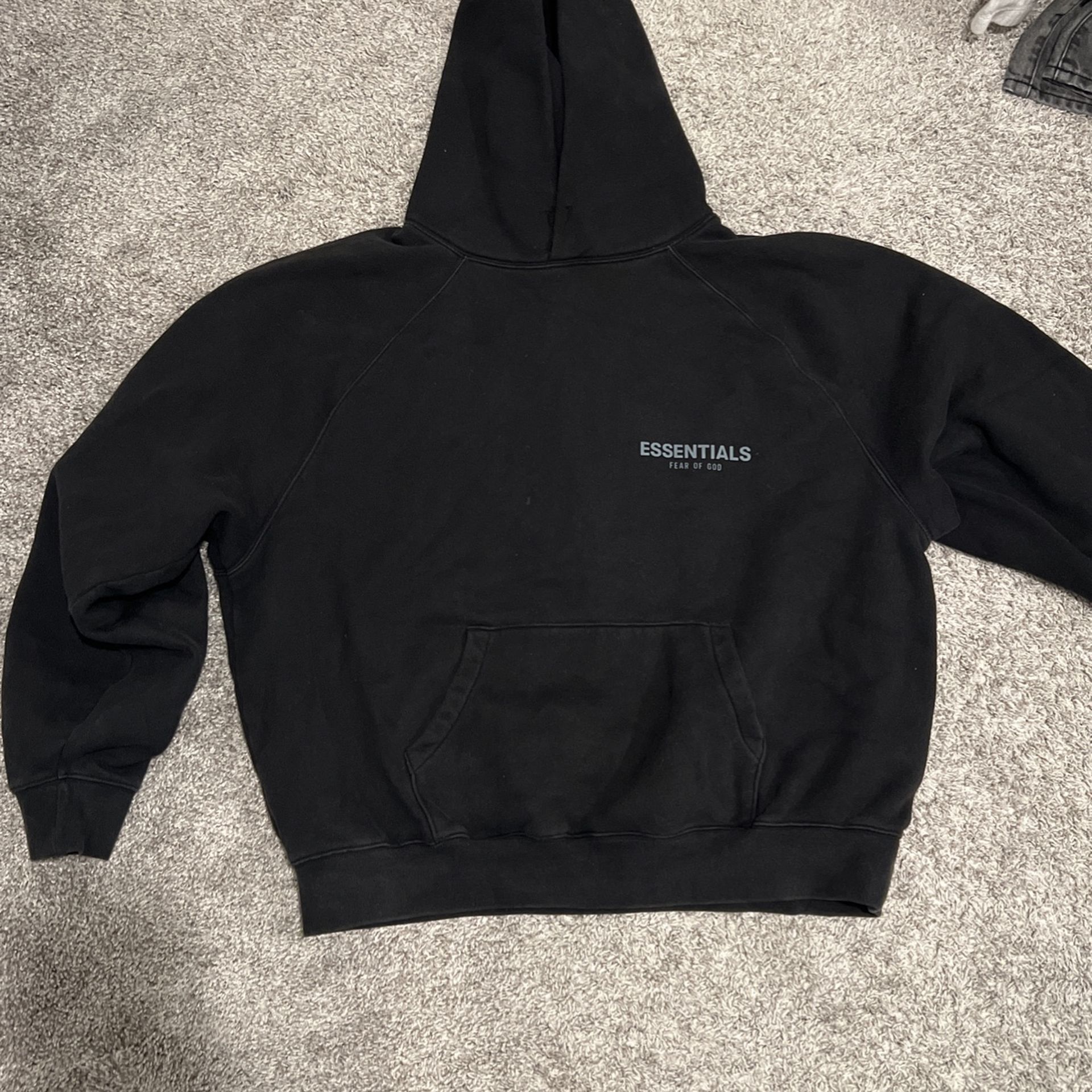 Essentials Hoodie Black Size M