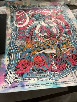 Goose Band Concert Poster NYC January 2020