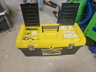 Stanley Tool Box with 2 cutters and accessories- in chandler