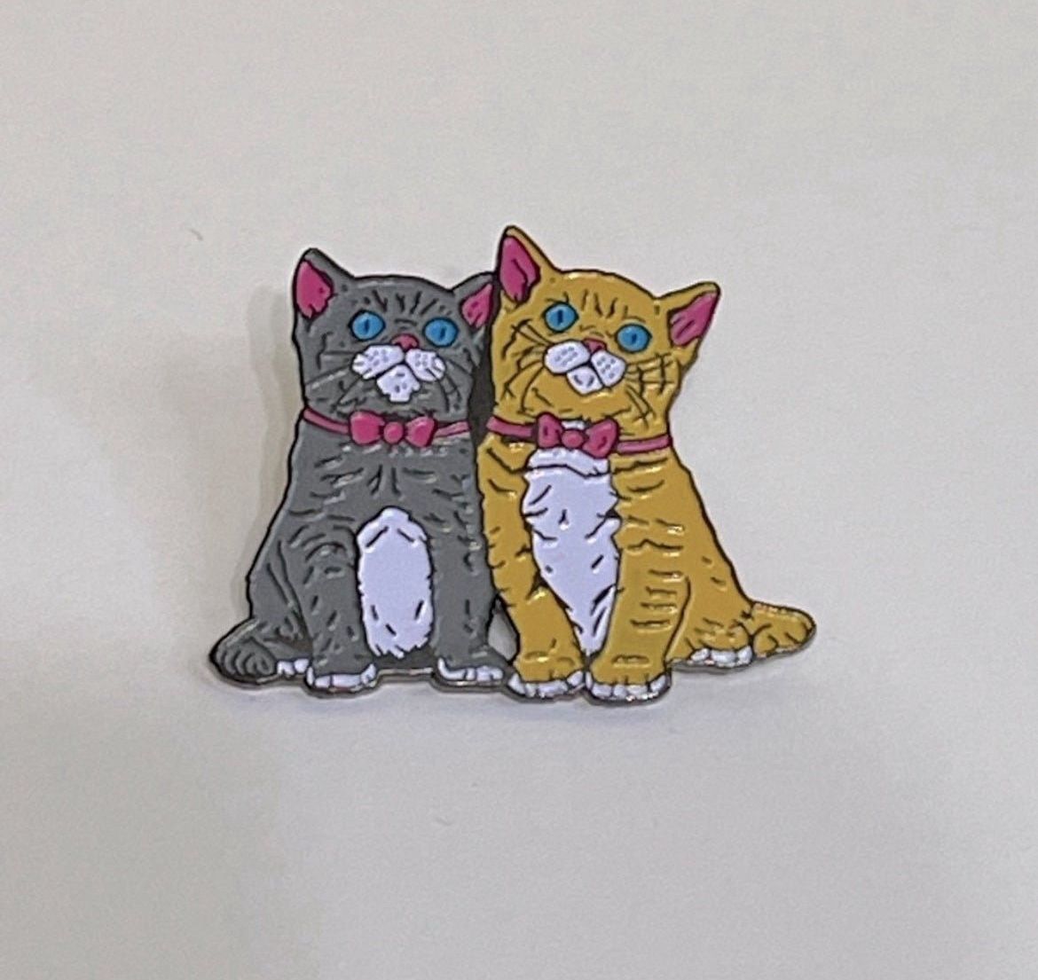 New Cat Friends Enamel Pin PRICE FIRM