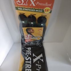 Sensationnel Xpression prestretched braiding hair - 3x xpression 58-inch