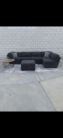 *Free Delivery* Gray Costco Modular Sectional Couch Sofa