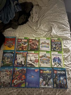 Lot of 14 Wii U and Xbox 360 Games