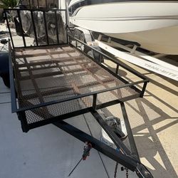 Utility Trailer 10x5 X1 with NEW Pink and NEW LED Lights