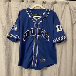 Vintage Y2K Duke Blue Devils Baseball Jersey Size Medium