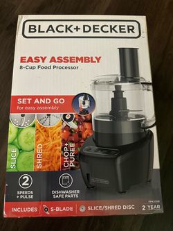 Black&Decker 8 cup Food Processor