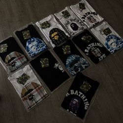 Bape Shirts All Color Ways In Every Size