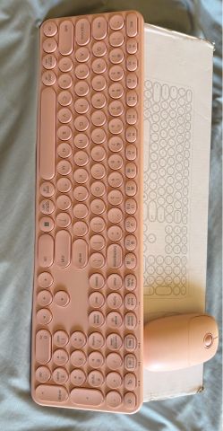 Pink Wireless Keyboard