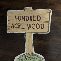 Pooh Vintage Sign