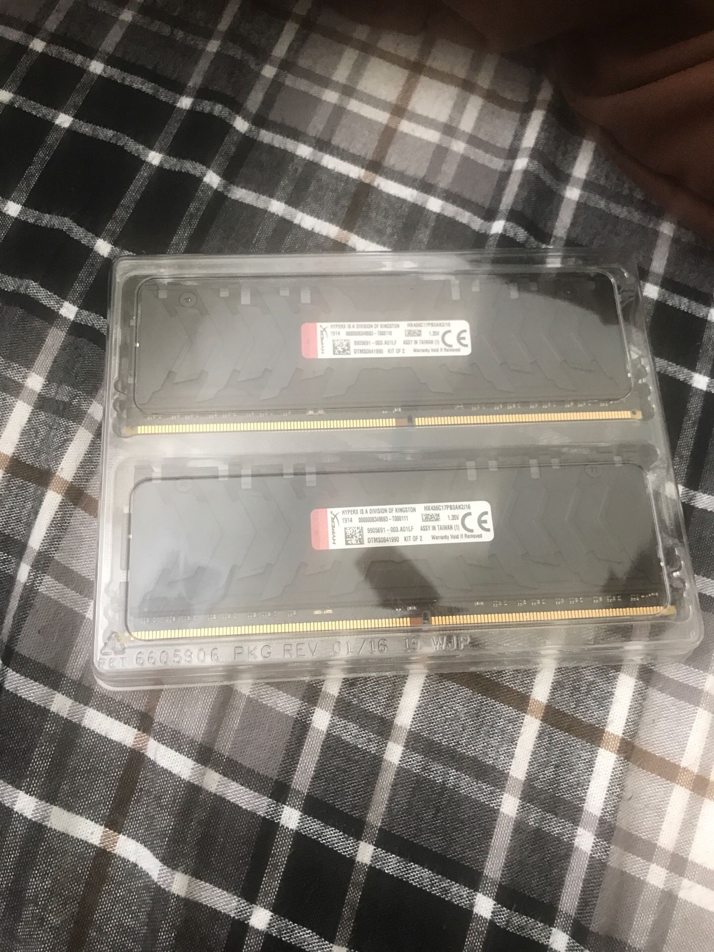 Brand new HyperX Predator RGB ram 16gb 3600mhz