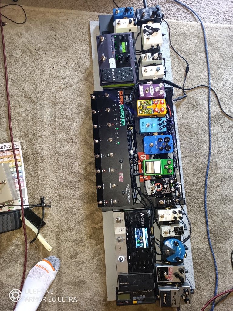 Complete Pedal Board