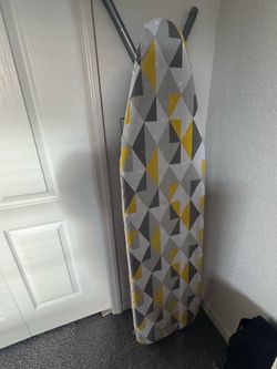 Iron board - with grey-yellow cover
