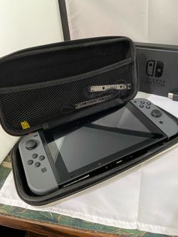 Nintendo Switch with dock, case, HDMI cable, Splatoon 3 game, power cord and 256GB micro SD card