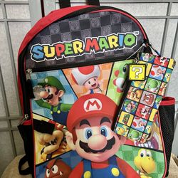 Super Mario Backpack, Brand New!