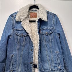 Vintage Levi’s Denim Sherpa Jacket 