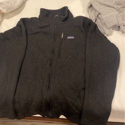 Patagonia Black Mens XL Fleece Jacket 