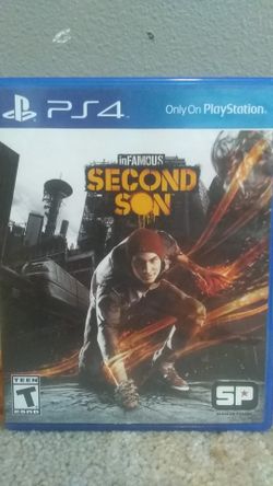 Infamous second son video game ps4