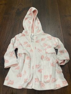 Girls sheep bath robe size 0/9 months by carters #20