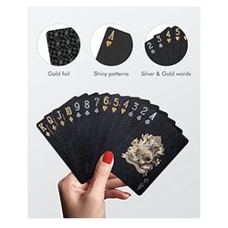 Black Poker Cards Deck