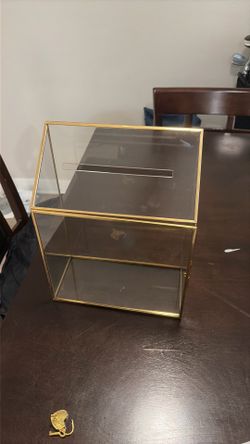 Gold Card Box - for wedding or other events