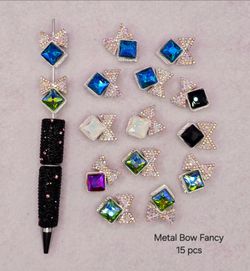 Metal Bow Fancy Beads