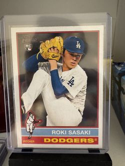 Roki Sasaki 2025 Topps Heritage Rookie Card