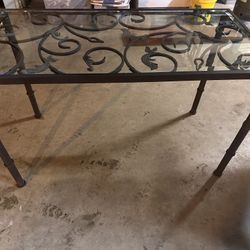 Wrought Iron sofa Table
