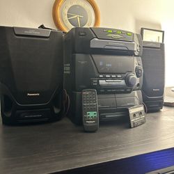 panasonic 5 disc cd stereo system sa ak15