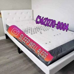 NEW TWIN BED FRAME AND MATTRESS 