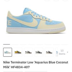Nike Terminator lows size 10 men