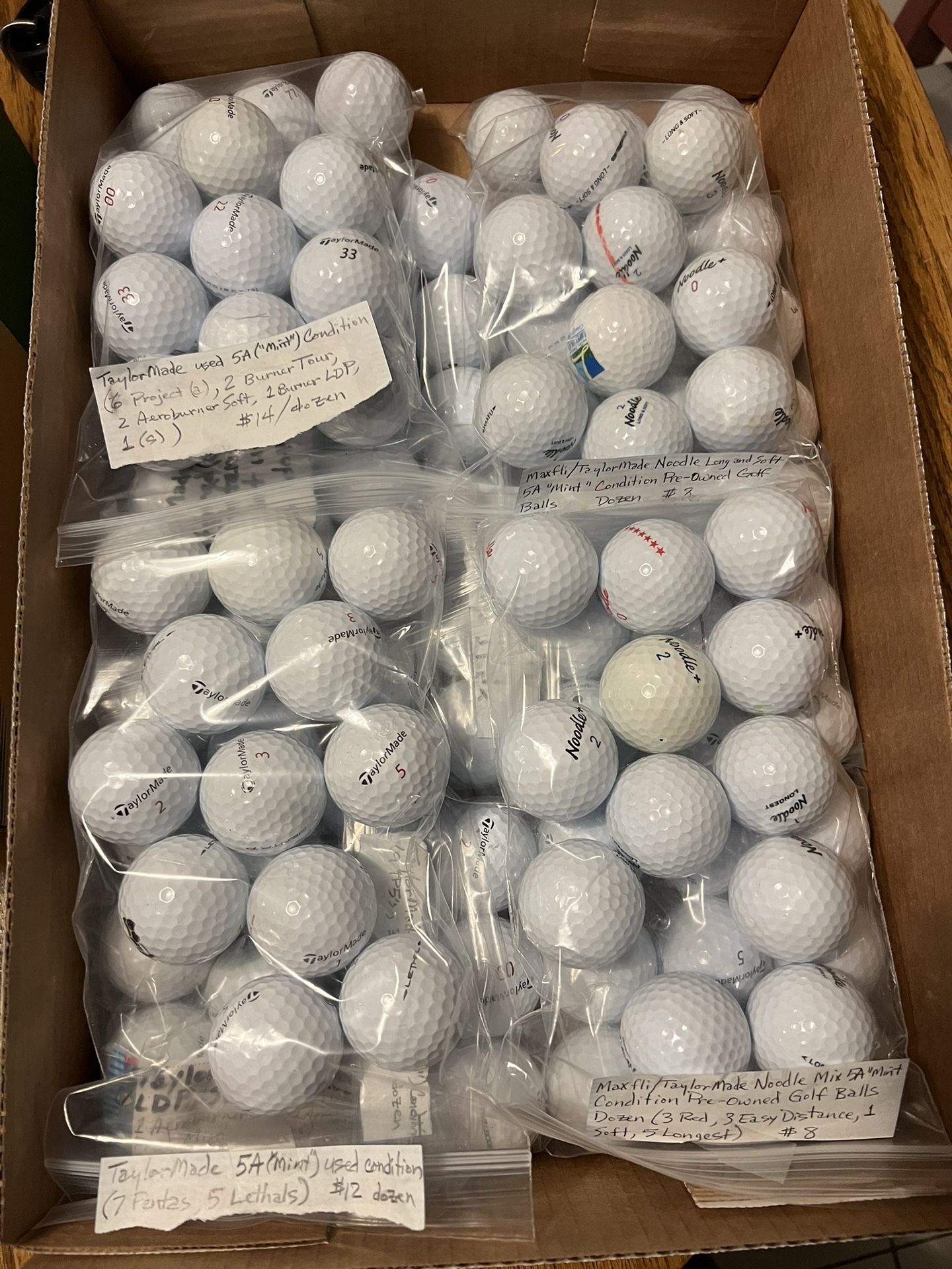 Golf Balls / TaylorMade, Maxfli / TaylorMade Noodle