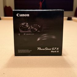 Canon PowerShot G7 X Mark III Digital Camera Black  (New)