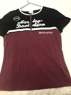 Women’s Harley Davidson zip up top
