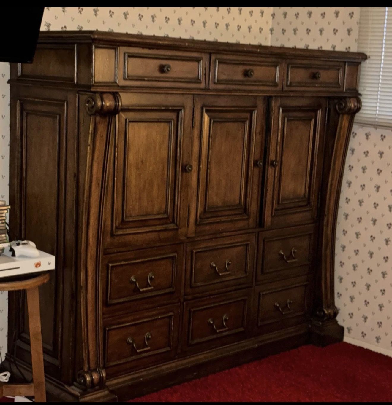 Vintage Large Dresser Hutch