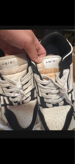 Amiri Sneakers White Black Low-Top