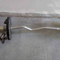 Curl bar and plates