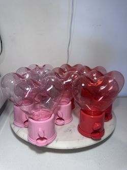 Mini Heart Gum Ball Machine